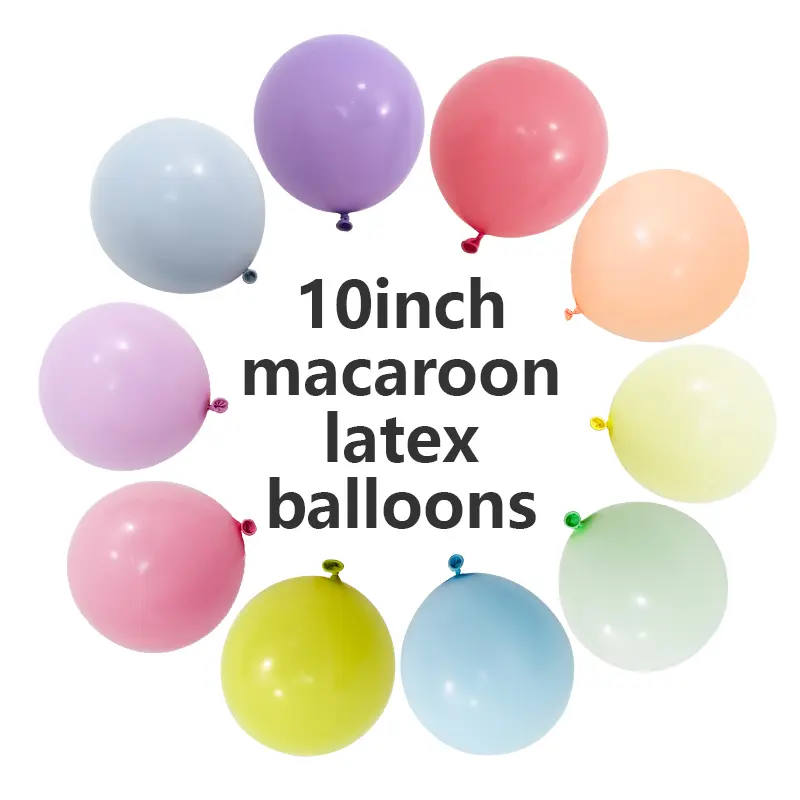 Palloncini in lattice Macaron da 10 pollici