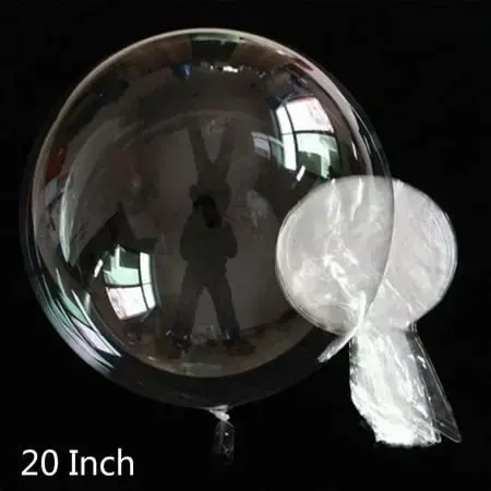Palloncini Bobo trasparenti da 20 pollici