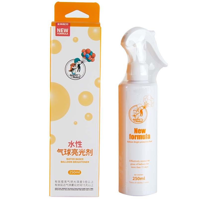 Come usare lo spray per lucentezza a palloncino a base d'acqua?