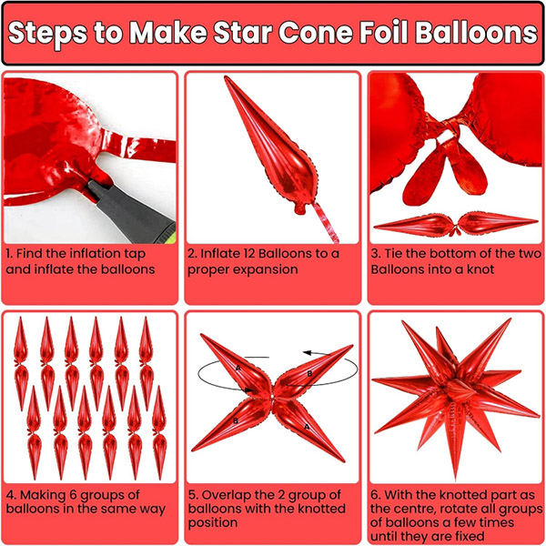 Come preparare il palloncino da stella in esplorazione?