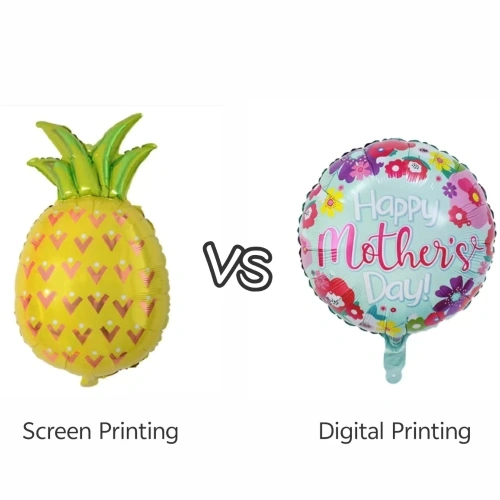 Serigrafia vs stampa digitale: quale è meglio per i palloncini in foil