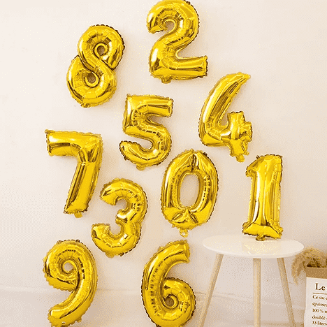 Dove puoi trovare i palloncini con i numeri?