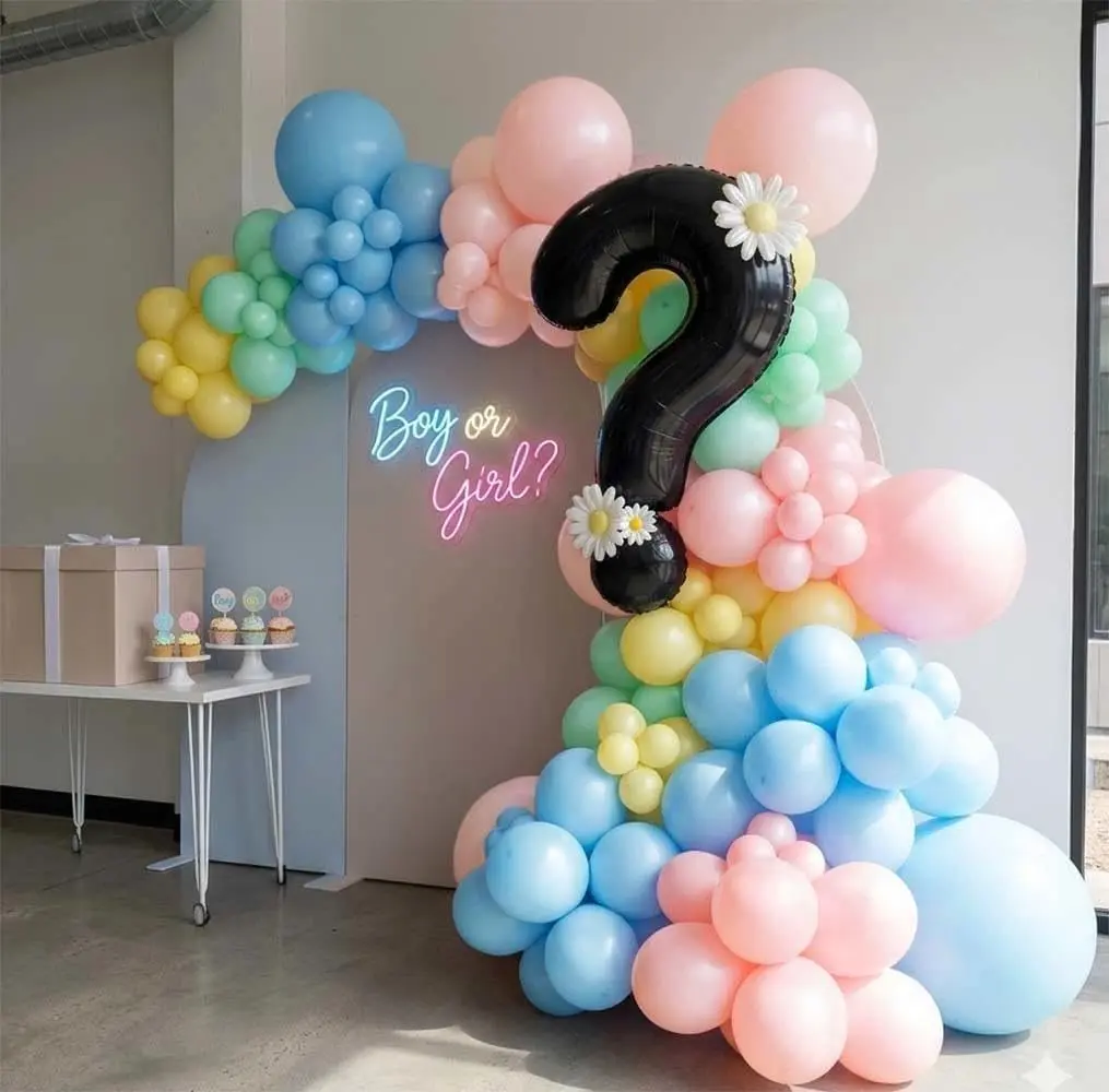 Come i produttori di palloncini combinano palloncini in foil e in lattice nei set per feste