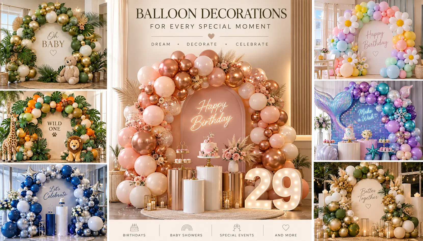Fabbrica di kit per archi di palloncini vs fornitore di palloncini sfusi