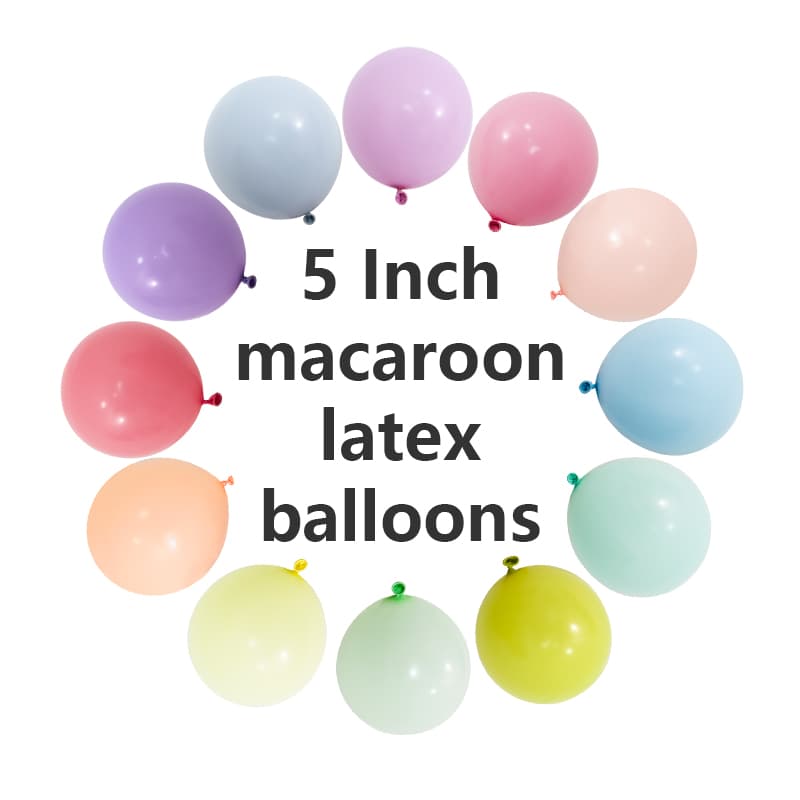 Palloncini in lattice Macaron da 5 pollici