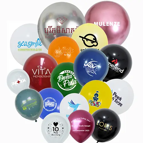 Stampa del logo a palloncino