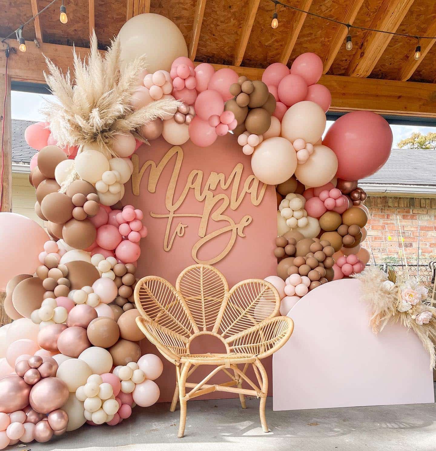 Kit arco ghirlanda di palloncini nuziali Boho
