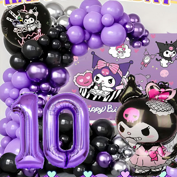Cartoon Kuromi Balloon Kit