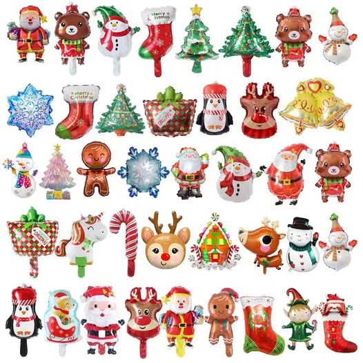 Kit di palloncini foil natalizi