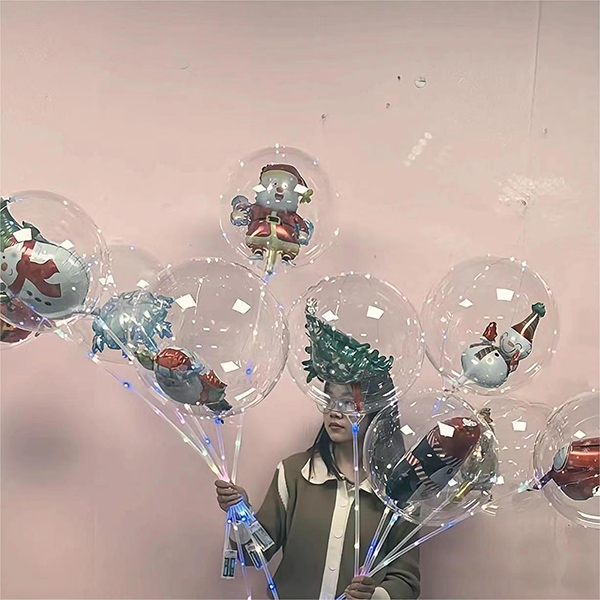 Palloncino Bobo a tema natalizio