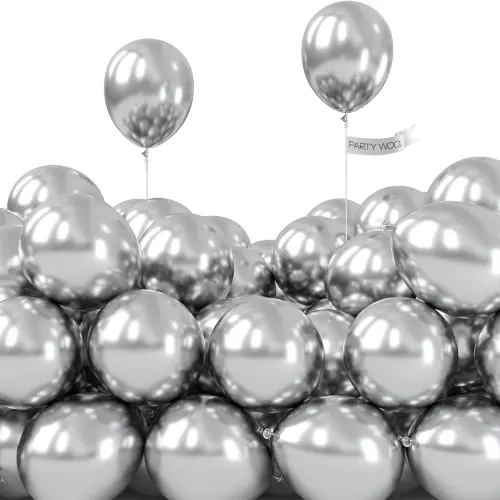 Palloncini in argento cromato