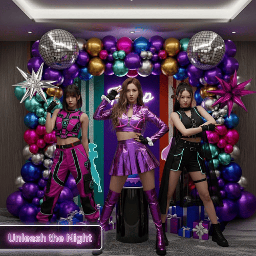 Kit arco per palloncini da discoteca