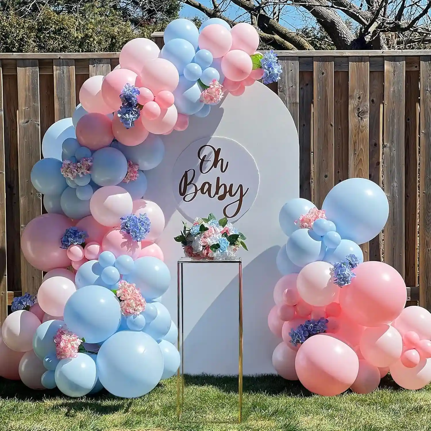 Kit arco per palloncini per rivelare il genere