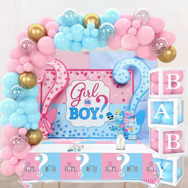 Kit ghirlanda di palloncini Gender Reveal