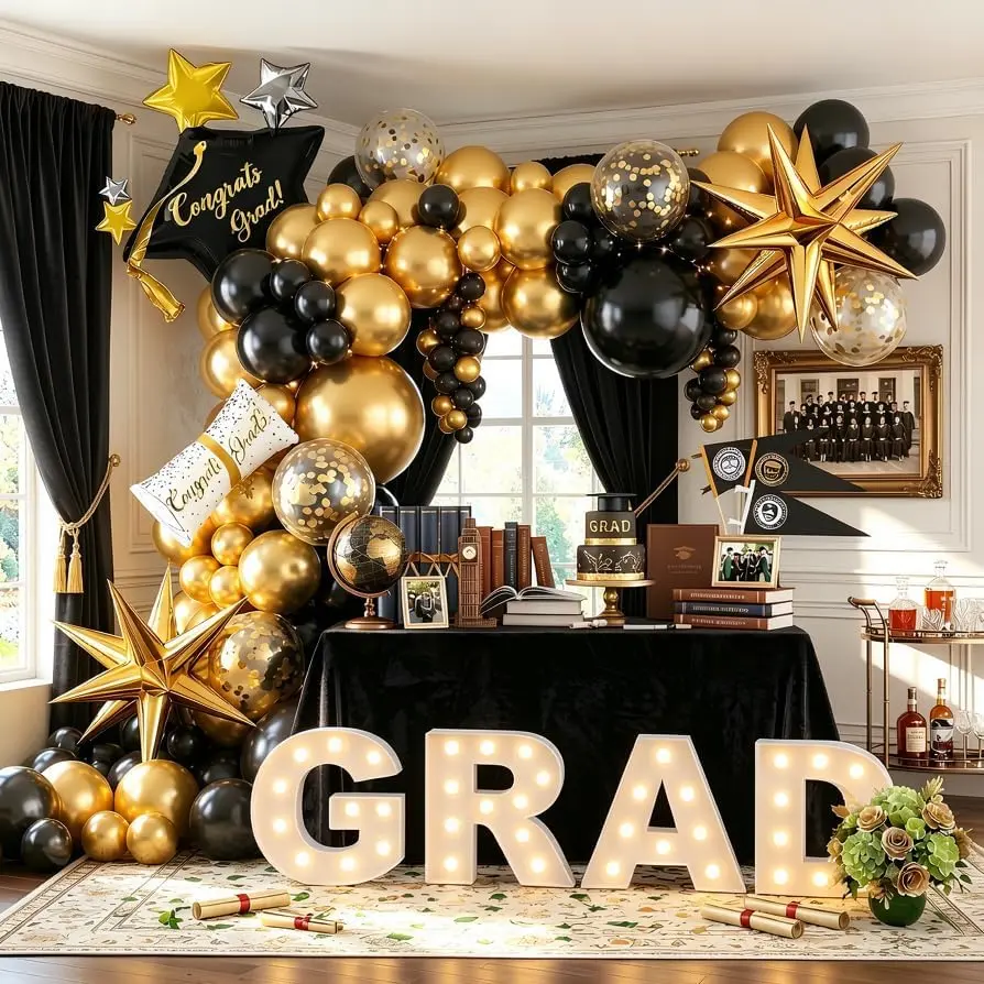 Kit arco ghirlanda di palloncini per laurea
