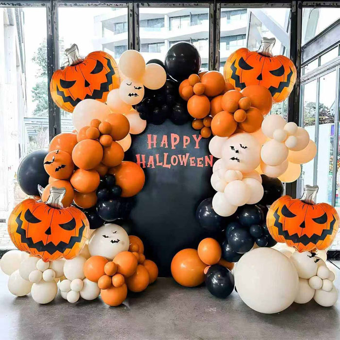 Kit arco di ghirlanda di palloncini di Halloween