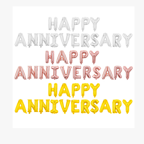 Palloncino foil di buon anniversario
