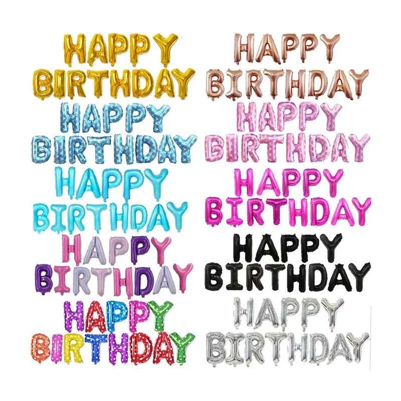Palloncini in foglio di buon compleanno