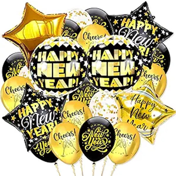 Palloncini per feste di felice anno nuovo