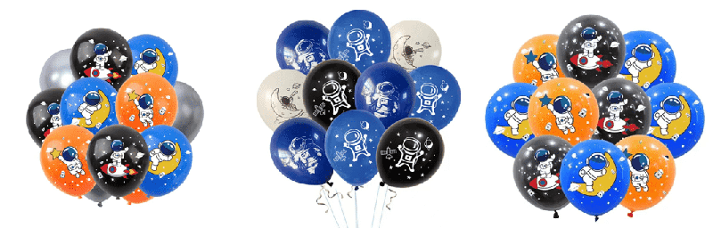Space Astronaut Party Latex Balloon