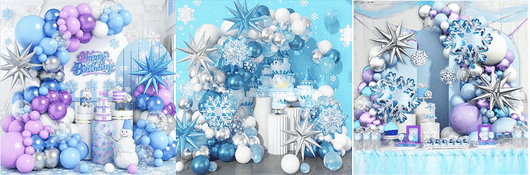 Frozen balloon garland kits