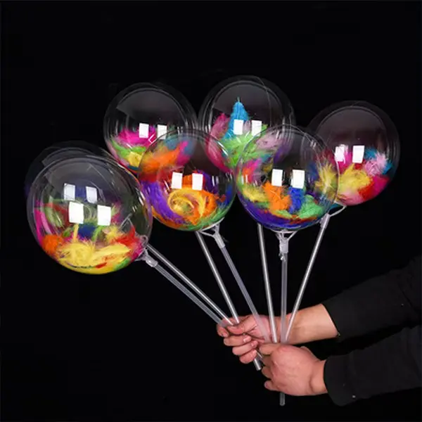 Palloncino Bobo Led con imbottitura in piume