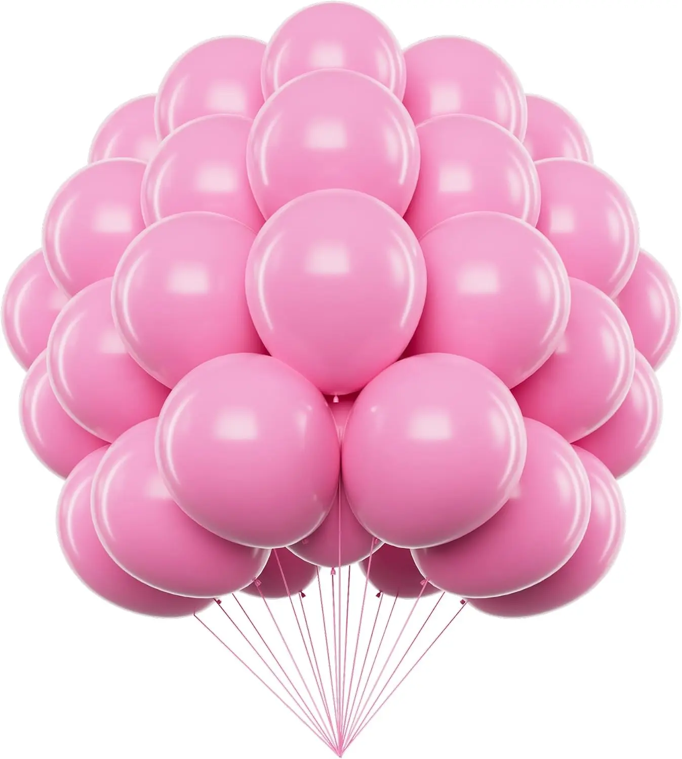 Palloncini rosa opachi