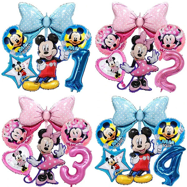Kit di palloncini foil di Topolino e Minnie