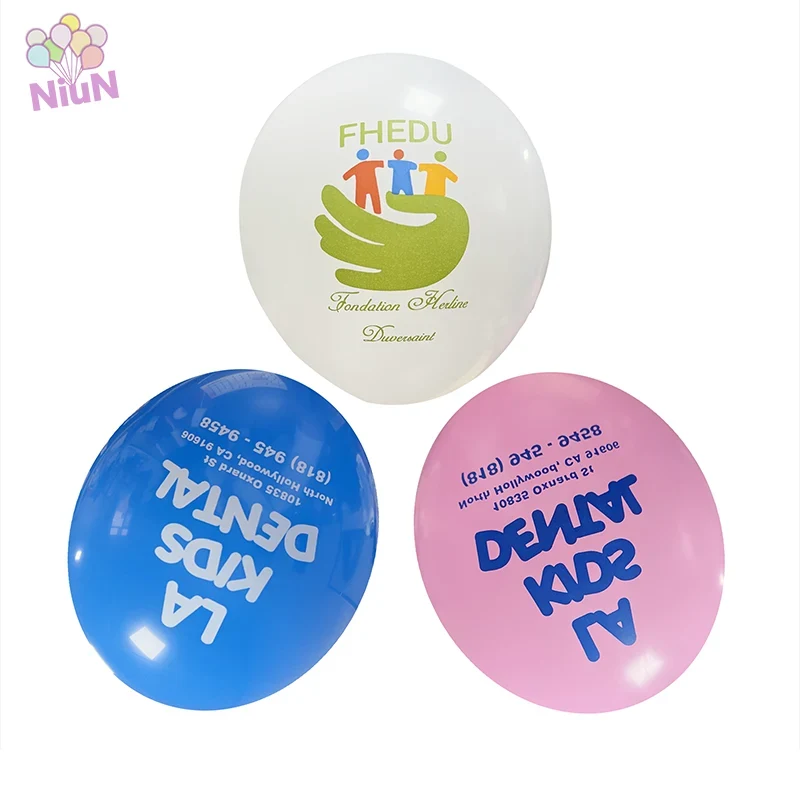 Stampa di palloncini con logo