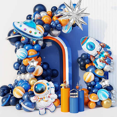 Ghirlanda di palloncini spaziali