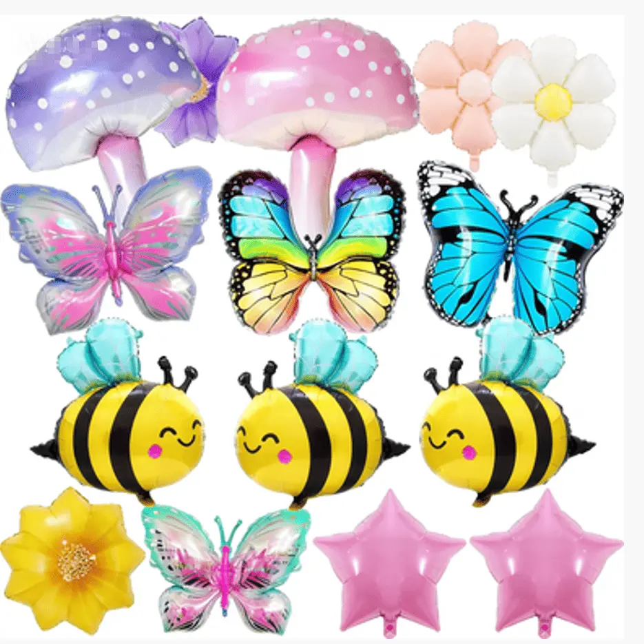 Palloncino foil a tema primaverile