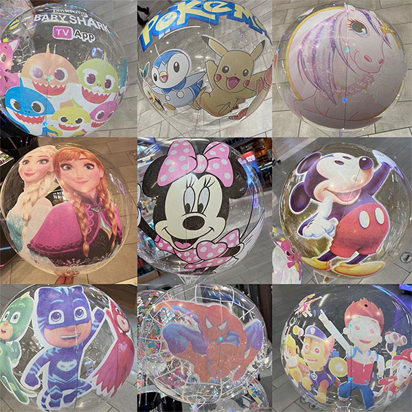 Palloncini bobo stampati a tema
