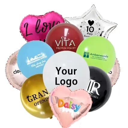Palloncini stampati con logo del marchio